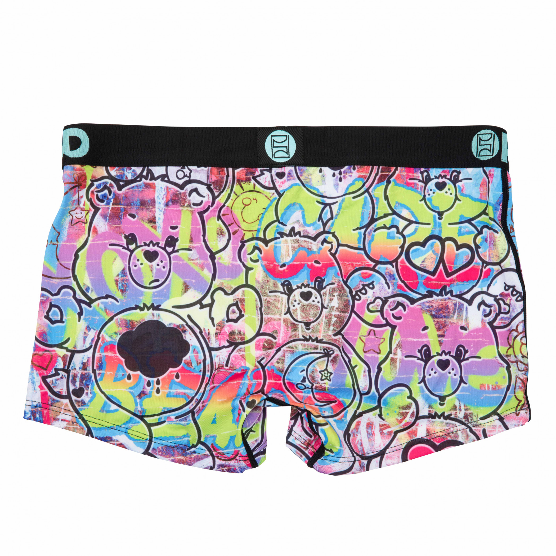 Care Bears Graffiti PSD Boy Shorts Underwear